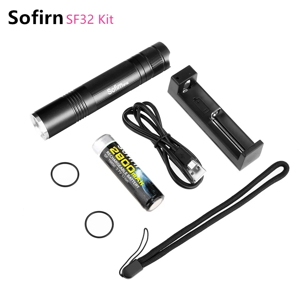 

Sofirn SF32 Kit LED Flashlight 18650 EDC Flashlight CREE XPG2 500LM LED Tactical Lanterna 5 Modes Cycling Camping Hunting Lamp