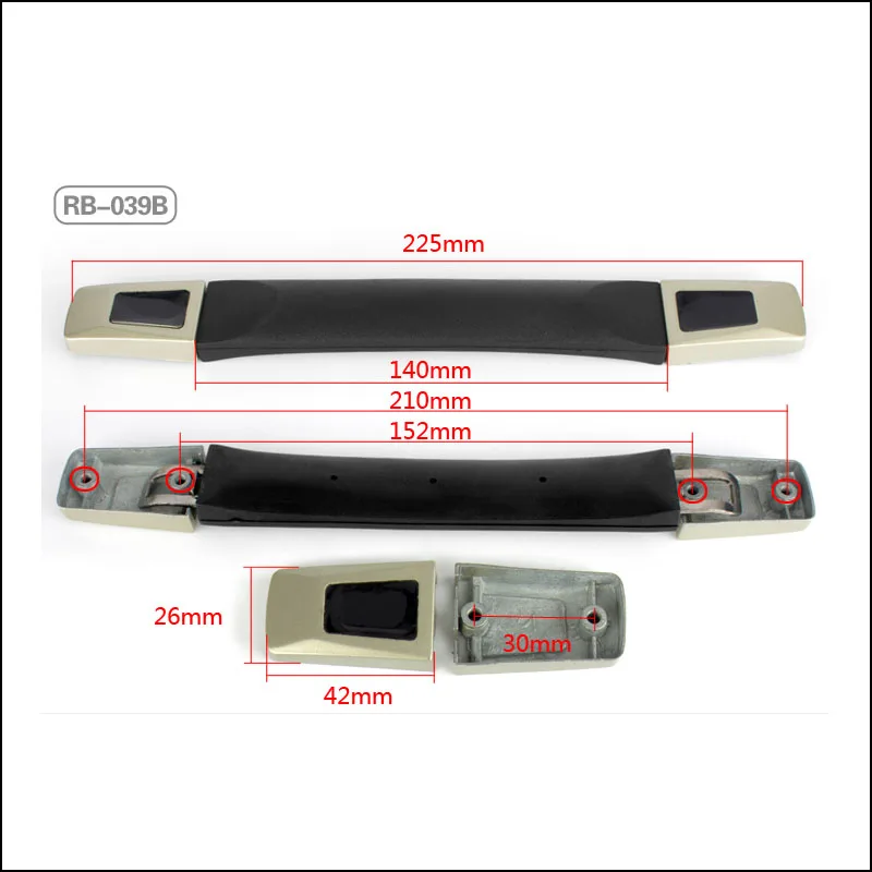 Замена багаж чемодан сумка пластиковые потяните - Цвет: RB039B