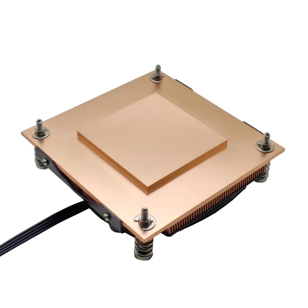 refrigeração cobre dissipador calor para intel lga