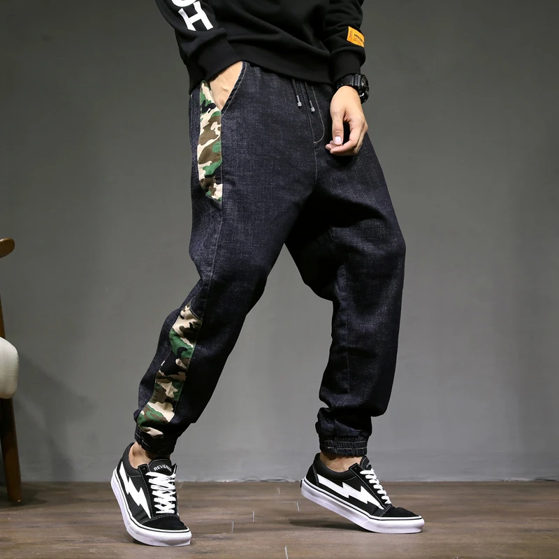 Otoño 2018 nueva moda juvenil japonés los hombres ocasionales y suelto pierna recta jeans para adolescentes estilo largo|Pantalones vaqueros| - AliExpress