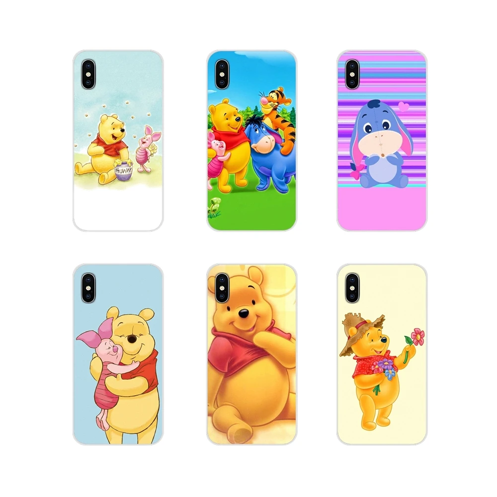 

For Xiaomi Mi6 A1 5X 6X Redmi Note 5 5A 4X 4A 4 3 Plus Pro pocophone F1 Accessories Phone Shell Covers The Winnie Pooh