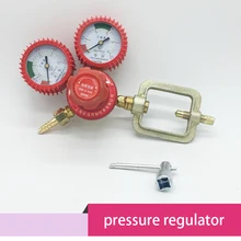 G5/8 ''-14 ударопрочный ацетиленовый регулятор давления газовый баллон манометр