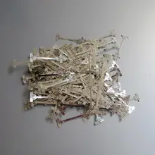 50pcs Dog Bone wires for flexible sunpower solar cell connect dog bone connector