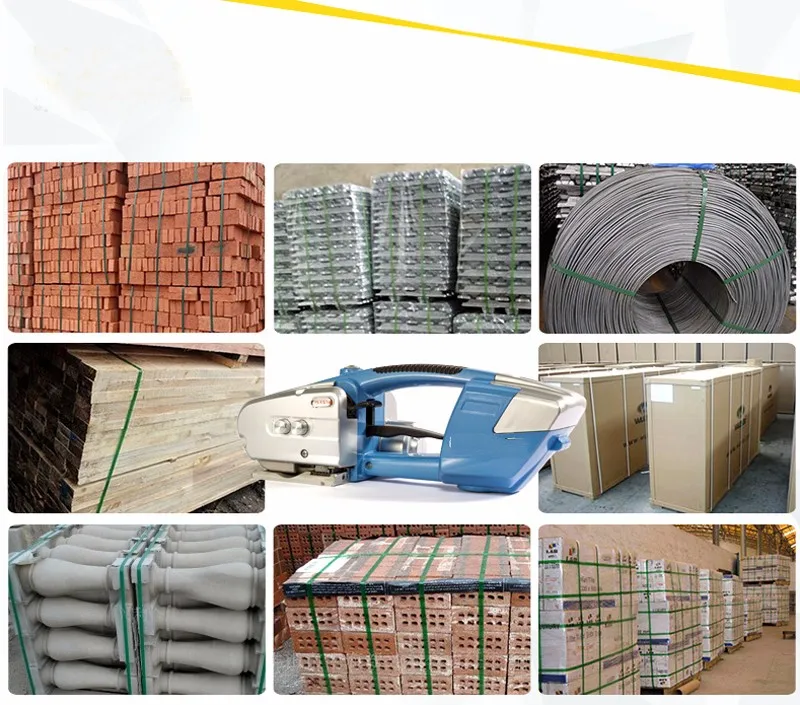 JD16 Hand held Battery strapping tools Electric PET strapping machine plastic belt packaging battery strap width 13-16mm