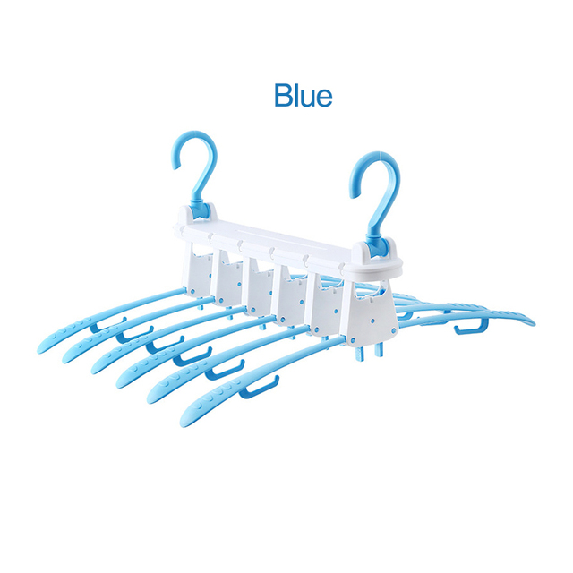 Wide Shoulder 6 Hanger Collapsible Rotating Multi-Function New Upgrade Drying Rack Folding Upgrade Mat