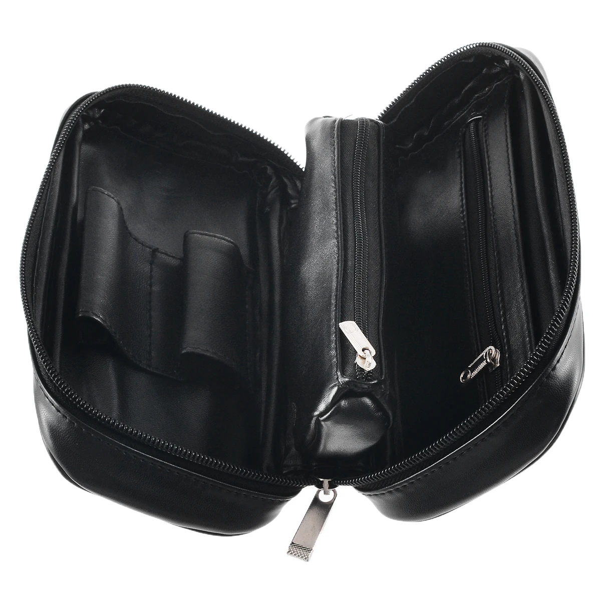 185*100mm New Portable Artificial Leather Tobacco Smoking Pipe Case/Bag Holds 2 Pipes + Tobacco Pouch