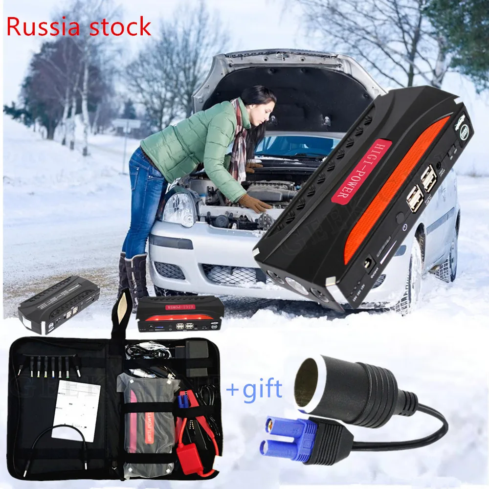 2019 Car Jump Starter Battery 600A Pack Portable Starter Power Bank 12V Charger For Car Battery Booster Buster Diesel Auto