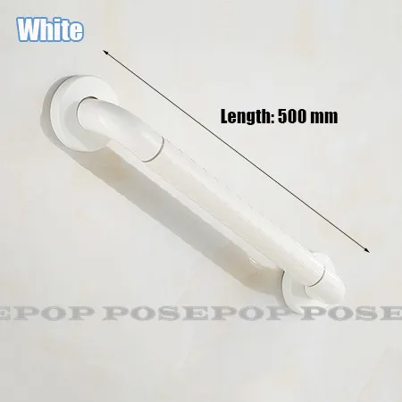 50CM POSEPOP алюминиевое настенное крепление для ванной комнаты перила для ванны блюдо поручни помощь безопасность помощь ручка Ванна туалетный поручень - Цвет: 50CM