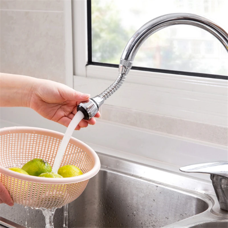 360 Rotatable Faucet Extender Convenient Save Water Prevent Splashing Kitchen Accessories Durable Home Faucet Extender