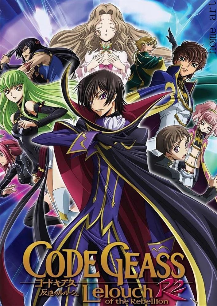 Постер CODE GEASS с прозрачным изображением настенные наклейки украшение для дома