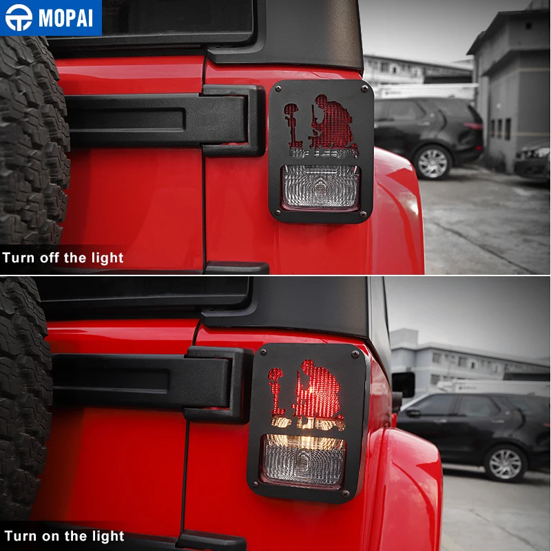 Автомобильные колпачки MOPAI для фар Jeep Wrangler JK автомобильная задсветильник РА