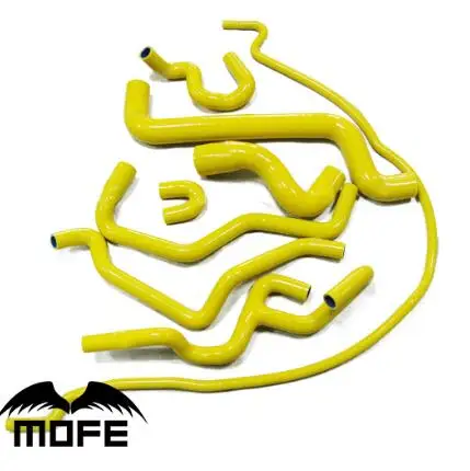 

MOFE Black/Bue/Green/Yellow 3Ply 8PCS Silicone Radiator Hose Kit For Saab 9-5 1999-2001