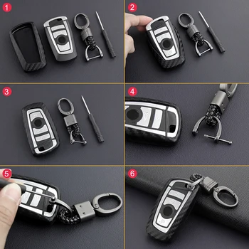 

For BMW X3 (F25) 2011-2017 Key Cover Carbon Fiber Style For BMW Remote