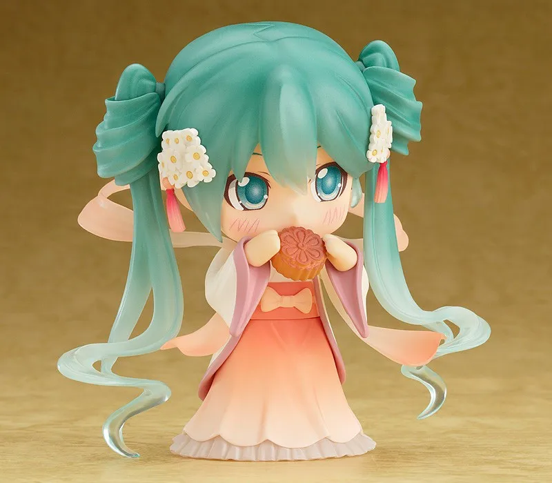 Горячая продажа 10 см Hatsune Miku урожай под луной переменная версия Nendoroid ПВХ фигурка