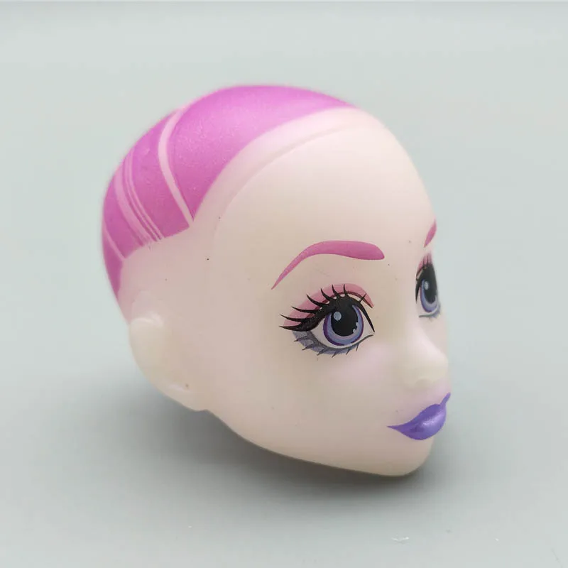 Мягкая лысая голова куклы для Monster High BJD отработки нанесения макияжа Голова