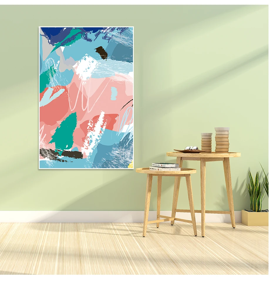 Watercolor Drawing Wall Pictures Nordic Design Posters Home Decoration Brand Waterproof Ink New Painting Diy Home Decor (8)