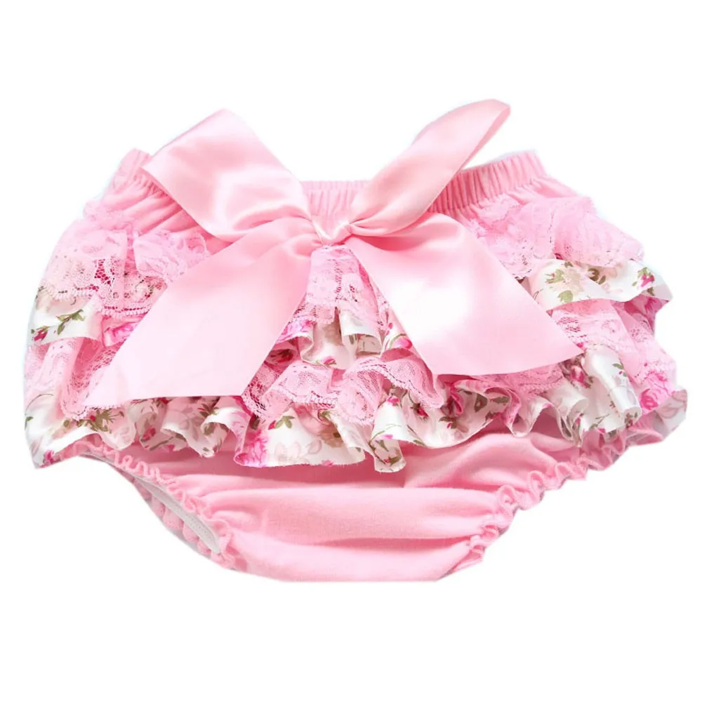 

baby briefs Summer New Arrival Novelty Solid Bow Lace baby Girls underwear Fashion cute panties Children Underpants #c
