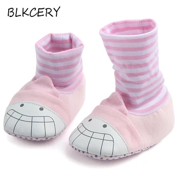 

New Born Baby Boots Toddler Booties Shoes for Girls Fashion Cartoon Anime Elastic Soft Bebes Boy Buty Newborn Infant Footwear