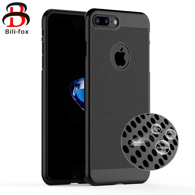 Aliexpress.com : Buy Cooling Phone Case for iPhone 7 Cases Breathable Mesh 8mm Hard Back Cover