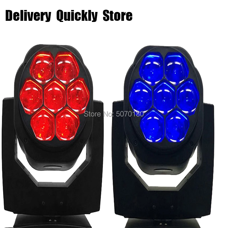 

good quality dj led disco 7pcs 10W RGBW Zoom Bee Beam Moving Head good Use for Home entertainment party KTV Night Club Dance