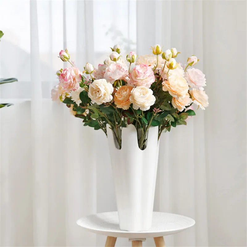 искусственные цветы pivoines artificielles pour la decoration Имитация пиона искусственное