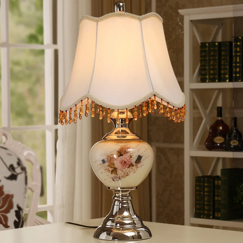 TUDA 21X60cm Free Shipping Vintage European Style Table lamp Luxury