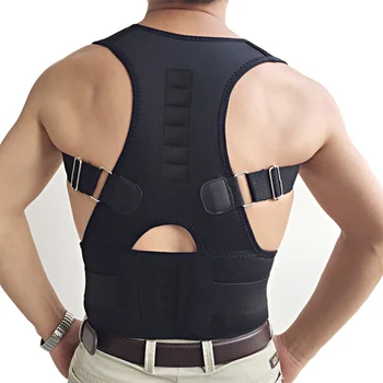 Back Posture Support Braces Belt Corrector Posture Magentic Corrector de postura  Adjustable Orthopedic Men Women