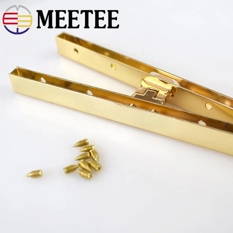 10 шт. Meetee 11,5 см металлический кошелек рамки застежка для сумочки античная бронза пистолет серебряный тон зажим для пакетов пряжка кошелек своими руками решений аксессуар