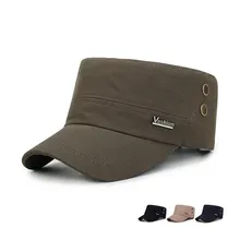 LCPEO модная мужская военная шапка Весенняя новая Солнцезащитная шляпа ретро васион промытая плоская кепка