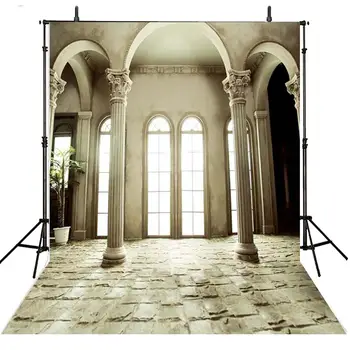 

Greek Column Palace Arch Door Backgrounds Vinyl cloth High quality Computer print wall photo backdrop