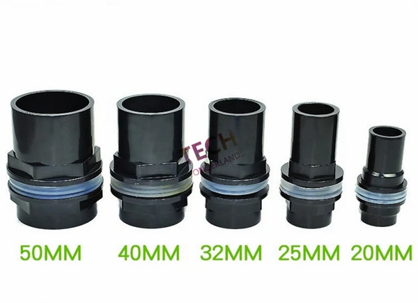 For Aquarium Plastic Pvc Waterproof Pipe Connect Water For Aquarium Plastic Pvc Waterproof Pipe Connect Water Head Fish Tank Accessories 2 Color