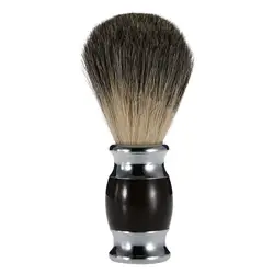 Деревянная ручка щетка для бритья волос Парикмахерская Салон для мужчин удаление бороды для лица приспособление для бритья настоящий