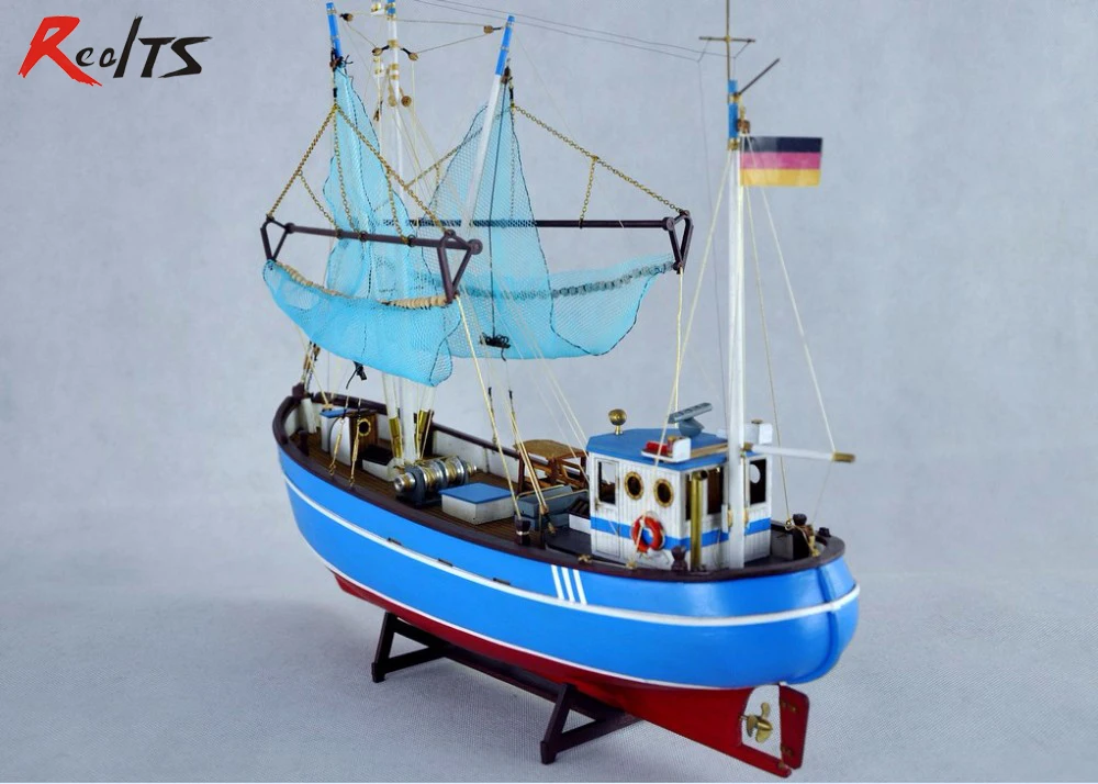 RealTS wood ship kit scale 1/48 Pellworm crab fishing boat 