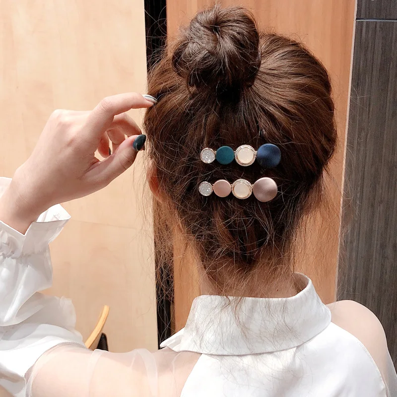 Модные стильные креативные хрустальные заколки для волос в стиле Харадзюку, простые заколки для волос, корейские украшения аксессуары, новинка