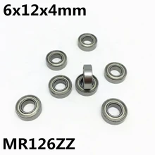 10Pcs High Quality MR126ZZ L-1260ZZ 6x12x4 mm Deep Groove Ball Bearing Free Shipping CHYQLY MR126 ZZ MR 126ZZ 10Pcs High Quality MR126ZZ L-1260ZZ 6x12x4 mm Deep Groove Ball Bearing Free Shipping CHYQLY MR126 ZZ MR 126ZZ