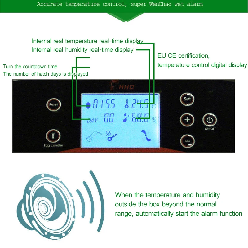 56 Automatic Egg Incubator Digital Clear Egg Turning Temperature Control Farm Hatchery Machine Chicken Egg Hatcher Brooder 56 Automatic Egg Incubator Digital Clear Egg Turning Temperature Control Farm Hatchery Machine Chicken Egg Hatcher Brooder