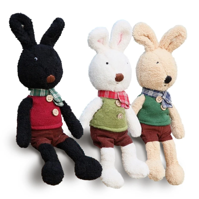 

Original le sucre 30cm kawaii Rabbit plush toys High-quality bunny kids toys Changing clothes Stuffed doll for children gifts