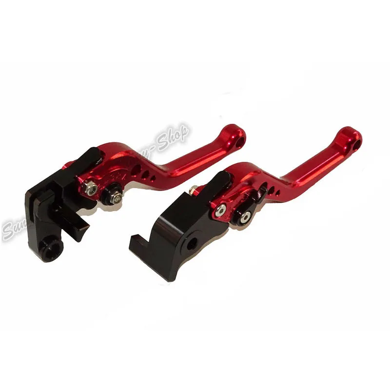 Brake Clutch Levers Short Red A