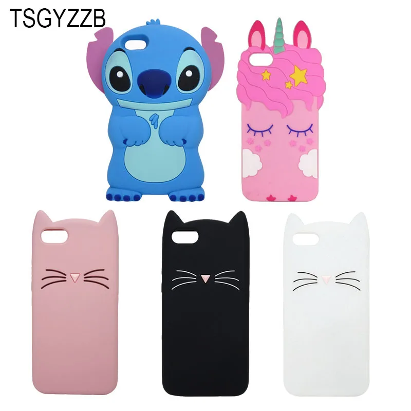 

For Huawei Y5 2018 Case Cover Huawei Y5 Prime 2018 Cute Cartoon Unicorn Cat Soft Silicone Case For Huawei Y5 2018 Y 5 Prime 2018