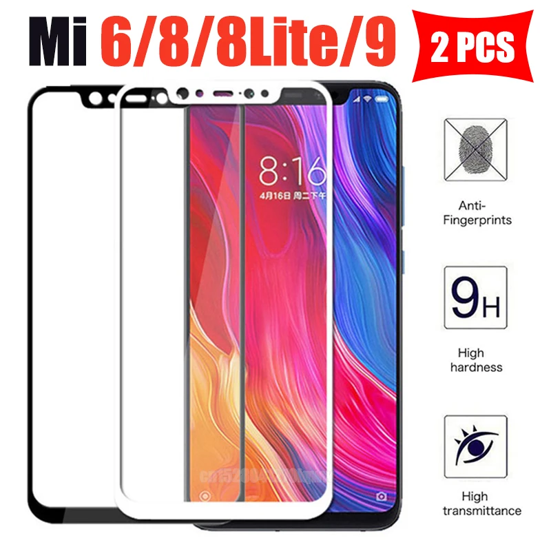 

Tempered Glass For Xiaomi Mi 8 Lite Protective Glass Screen Protector On For Xiaomi 9 8lite Xiomi Xaomi Ksiomi Mi9 Mi8 Mi6 Film