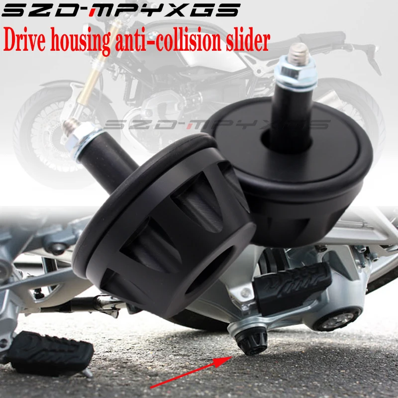 

V For BMW R1200R (2006-2014) Motorcycle Final Drive Housing Cardan Crash Slider Protector For BMW R1200S R1200GS 2006 2007 2008
