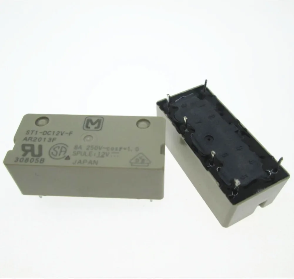 

Горячая новинка реле ST1-DC12V-F AR2013F ST1-DC12V ST1DC12VF DC12V 12VDC DIP6 2 шт./лот