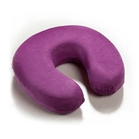 Подушка из пены с эффектом памяти u-образная подушка для шеи подголовник для автомобиля для путешествий мягкая подушка для кормления 5 - Цвет: Фиолетовый