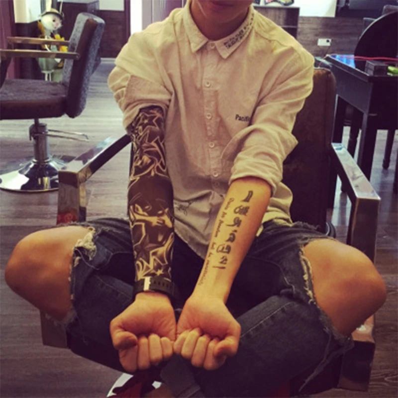 وشم على شكل رسوم للجسم الذراع غطاء للأكمام السفر القيادة الرياضة الكوع حماة المضادة للأشعة فوق البنفسجية مدفئات للذراع وشم على شكل رسوم للجسم الذراع غطاء للأكمام السفر القيادة الرياضة الكوع حماة المضادة للأشعة فوق البنفسجية مدفئات للذراع