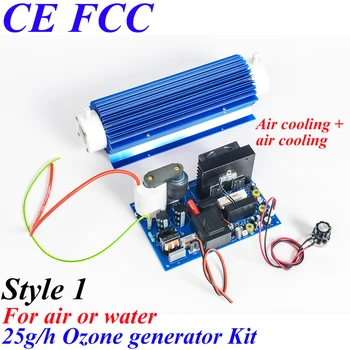 

Pinuslongaeva CE EMC LVD FCC 25g/h Quartz tube type ozone generator Kit ozone washer air purifier sterilizer