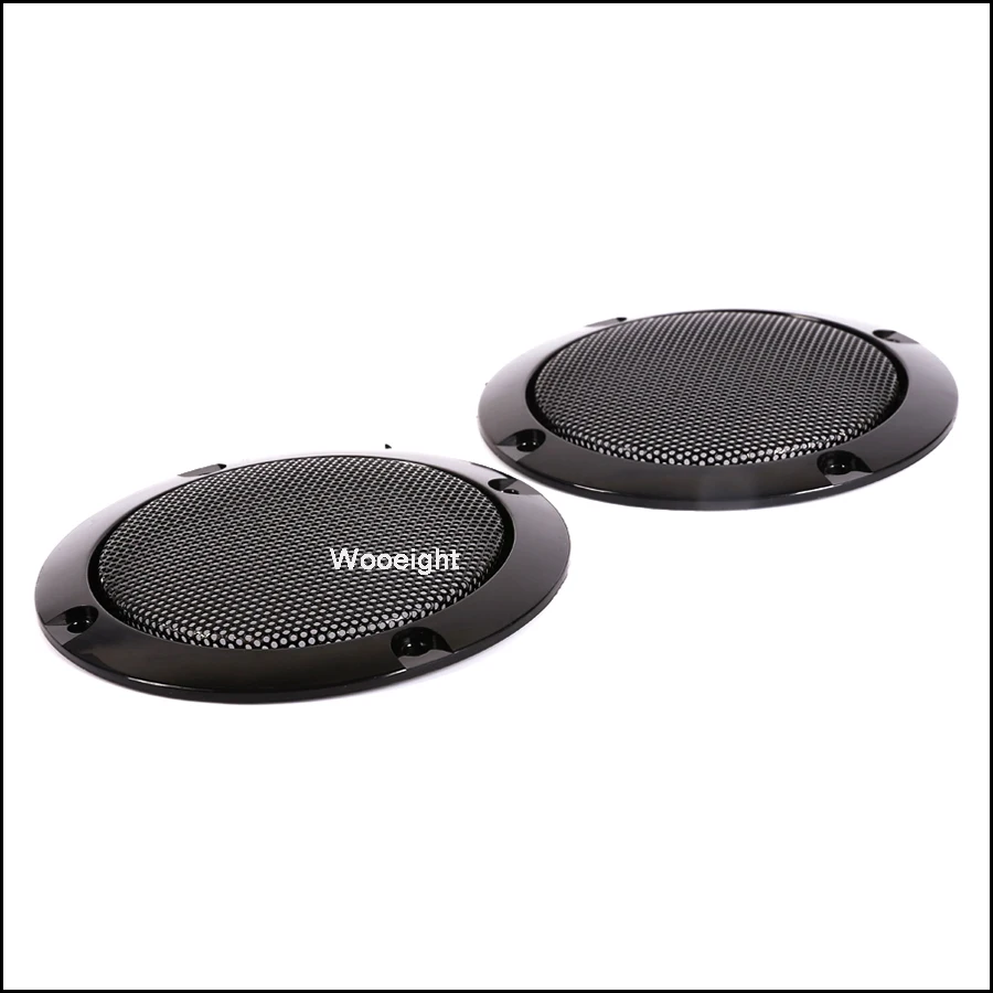 23 Inch Speaker Net Coaxial Metal Sub Mesh Grills Cover Woofer Cover Black Frame Car Speaker Grille For All Cars (2)