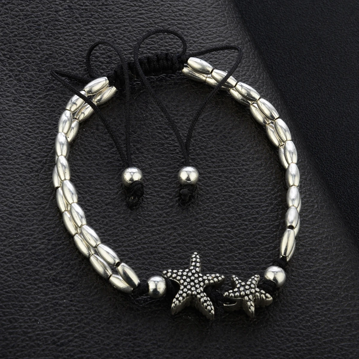 Sexy Women Boho Starfish Anklet Double Chain Jewelry Vintage Ankle Bracelet For Women Buddha Barefoot Beach Jewellery Shellhard