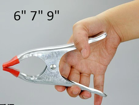 6 inch 7 inch 9 inch Весна Зажимы Указан алюминиевый Зажим Деревянные Инструменты для Бумаги Фото Фон Деревообработка