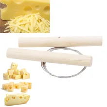 Нож для сыра проволочный нож для мыла деревянные ножи Режущий инструмент для глиняных свечей Fimo Sculpey Пластилин гончарные ручки витой