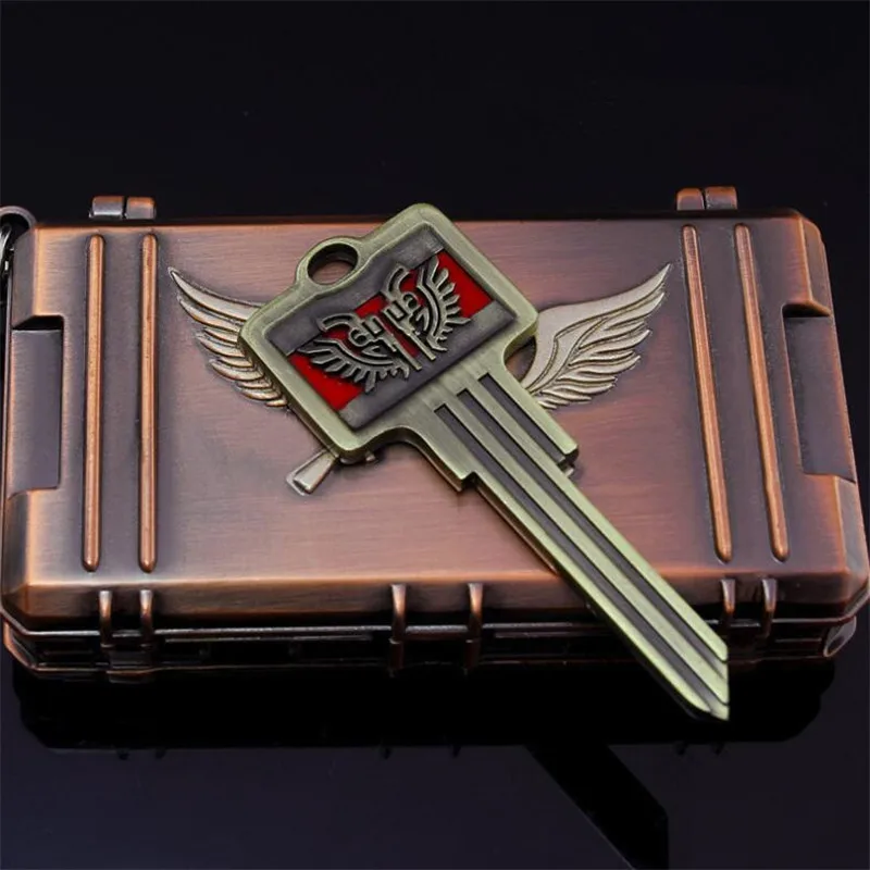  Game PUBG Triumph Treasure Box Chest Playerunknown's Battlegrounds Cosplay Props Funny Fancy Key Ch